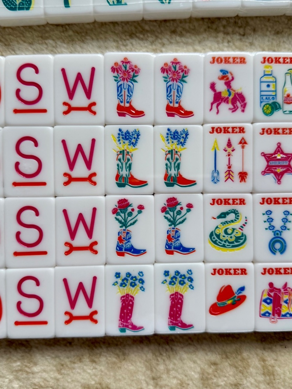 Texas Ranch Mahjong tiles - Picture 3 of 5